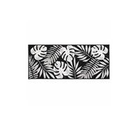 Douceur d'Intérieur, Tapis Rectangle (50 x 120 cm) Amber Noir, Imprimé