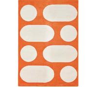 Tapis intérieur à poils longs Groovy 381 orange 120 x 160 cm