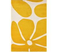 Tapis intérieur à poils longs Groovy 385 jaune 120 x 160 cm