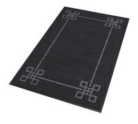Tapis intérieur déco 90 x 150 cm noir