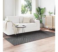 Tapis intérieur et extérieur Palmeras Anthracite 120 x 170 cm | polyester, surface douce, dessous antidérapant, lavable en machine, réduction du bruit, espaces extérieurs couverts