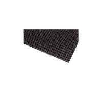 Tapis intérieur extérieur caillebotis 75 x 100 cm - Noir -
