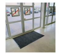 Tapis intérieur Notrax ligné Héritage 60 x 90 cm anthracite