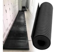 Tapis Isolant électrique en Caoutchouc Haute résistance, Tapis de sécurité Anti-électrocution - Longueur de 4 à 32 Pieds, idéal pour Les usines et Les ateliers (4,2 m x 5 mm / 14 pi x 0,2 po