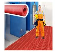 Tapis Isolant en Caoutchouc Haute résistance pour la sécurité électrique, antidérapant et ondulé, pour électriciens, 5 mm d'épaisseur x 1,16 m de Long, Protection Haute Tension pour Une util