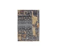 Paris Prix Tapis Jacquard à Poils Courts Blaze - Bleu 75 x 150 cm