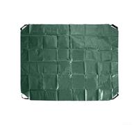 Tapis Jardin Déchets Verts pour pe Résistant Eau Tapis Jardin(1.5x1.5m) | Matériau PE robuste, imperméable, 1.98m, poignées solides, résiste aux intempéries