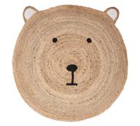 Tapis Jute Ourson D.100 cm