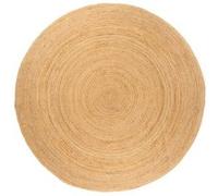 Vidaxl Tapis Jute Tressé 210 Cm Rond