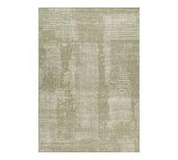 Tapis kilim 120 x 170 cm, vert et beige, motif géométrique ethnique, LYN53 TRAME 1
