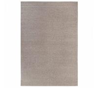 Tapis kilim 80 x 150 cm, beige, laine tissée noble, motif faux uni, FRANCOIS