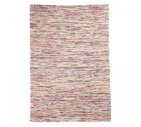 Tapis kilim 80x140 rectangle fait à la main en laine multicolore