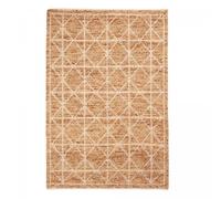 Tapis kilim 80x140 rectangle fait main orange motif géométrique LOSODANCE