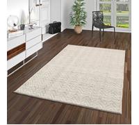 Tapis kilim - PERGAMON - Lara - Laine naturelle - 90x160 cm - Gris Noir Moucheté