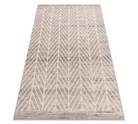 Tapis Laine ANGEL 1188 / 52033 Chevron beige / gris 120x170 cm