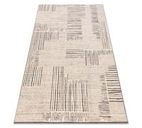 Tapis Laine ANGEL 6553 / 52022 Lignes beige / gris 120x170 cm