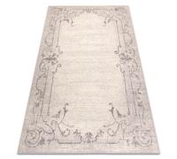 Tapis Laine ANGEL 6623 / 52022 Ornement cadre beige 80x150 cm
