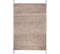 Tapis Laine Contemporain Lhena Brun 140X200
