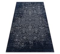Tapis Laine JADE 45008/500 Ornement bleu foncé / beige OSTA 200x250 cm
