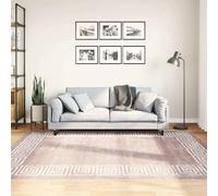 vidaXL Tapis lavable antidérapant 80x300 cm beige