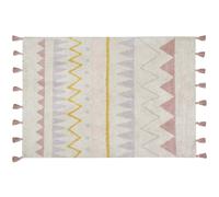 Tapis lavable azteca naturel vintage nude (120 x 160 cm)