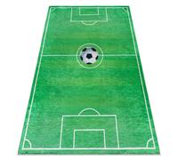 Tapis lavable BAMBINO 9731 Terrain football pour les enfants antidérapant - vert 200x290 cm