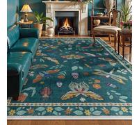 Tapis lavable en machine - Antidérapant - Grand format, vert, deux places