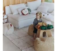 Tapis lavable Lignes de couleurs (90 x 130 cm)