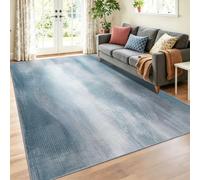 Tapis Lavable Machine Salon 60 x 90 cm Antidérapant Sol Style Abstrait Poil Bas Doux Dégradé Tache D'Aquarelle Motif Chambre Cuisine Entrée Salle Détente Dessous Lit Dortoir Décoration Maison