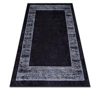 Tapis lavable MIRO 51223.807 Marbre grec antidérapant - noir / blanc 160x220 cm
