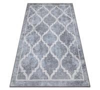 Tapis lavable MIRO 51639.805 Treillis antidérapant - gris 200x290 cm
