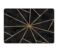VidaXL Tapis noir et doré 120x180 cm