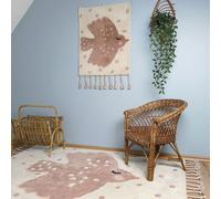 Tapis lavable rectangulaire oiseau Birdy (100 x 150 cm)