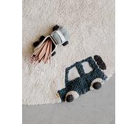 Tapis lavable Roues beige TU