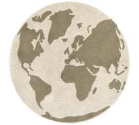 Tapis lavable RugCycled Carte du monde
