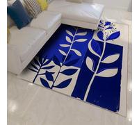 Tapis Lavable Salon 200x300 Tapis Verts Poil Bas forêt Bambou antidérapant Cuisine Chambre Salle Manger Plantes fraîches printanières