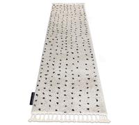 Tapis le tapis de couloir BERBER SYLA B752 points crème - pour la cuisine l'antichambre le couloir 80x300 cm