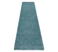 Tapis le tapis de couloir SOFFI shaggy 5cm bleu - pour la cuisine l'antichambre le couloir 60x200 cm