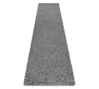Tapis le tapis de couloir SOFFI shaggy 5cm gris - pour la cuisine l'antichambre le couloir 70x250 cm