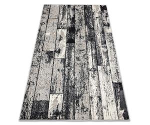 Tapis LISBOA 27211356 planche parquet le rectangle gris 80x150 cm