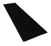 Tapis long couloir - SNAPSTYLE - Cottage - Noir - 80x200 cm - Poils longs