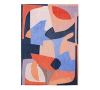 Tapis - LOUIS DE POORTERE - Shapes - 100 x 140 cm - Design abstrait texturé - Rouge