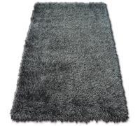 Tapis LOVE SHAGGY modèle 93600 noir 60x110 cm