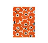 Tapis Marimekko Unikko Brink & Campman orange, Designer Maija Isola, 170x1.7 cm