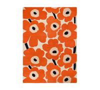 Tapis Marimekko Unikko Brink & Campman orange, Designer Maija Isola, 200x1.7 cm
