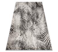 Tapis MATEO 8035/944 Moderne feuilles de palmier - structurel gris / beige 180x270 cm