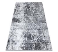 Tapis MEFE moderne 2783 Marbre - Structural deux niveaux de molleton gris 180x270 cm