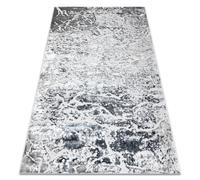 Tapis MEFE moderne 6182 Béton - Structural deux niveaux de molleton gris 200x290 cm