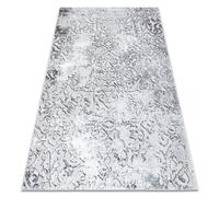 Tapis MEFE moderne 8724 Ornement vintage - Structural deux niveaux de molleton gris 240x330 cm