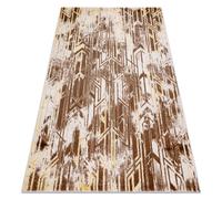 Tapis MEFE moderne B402 Vintage - Structural deux niveaux de molleton beige foncé 120x170 cm